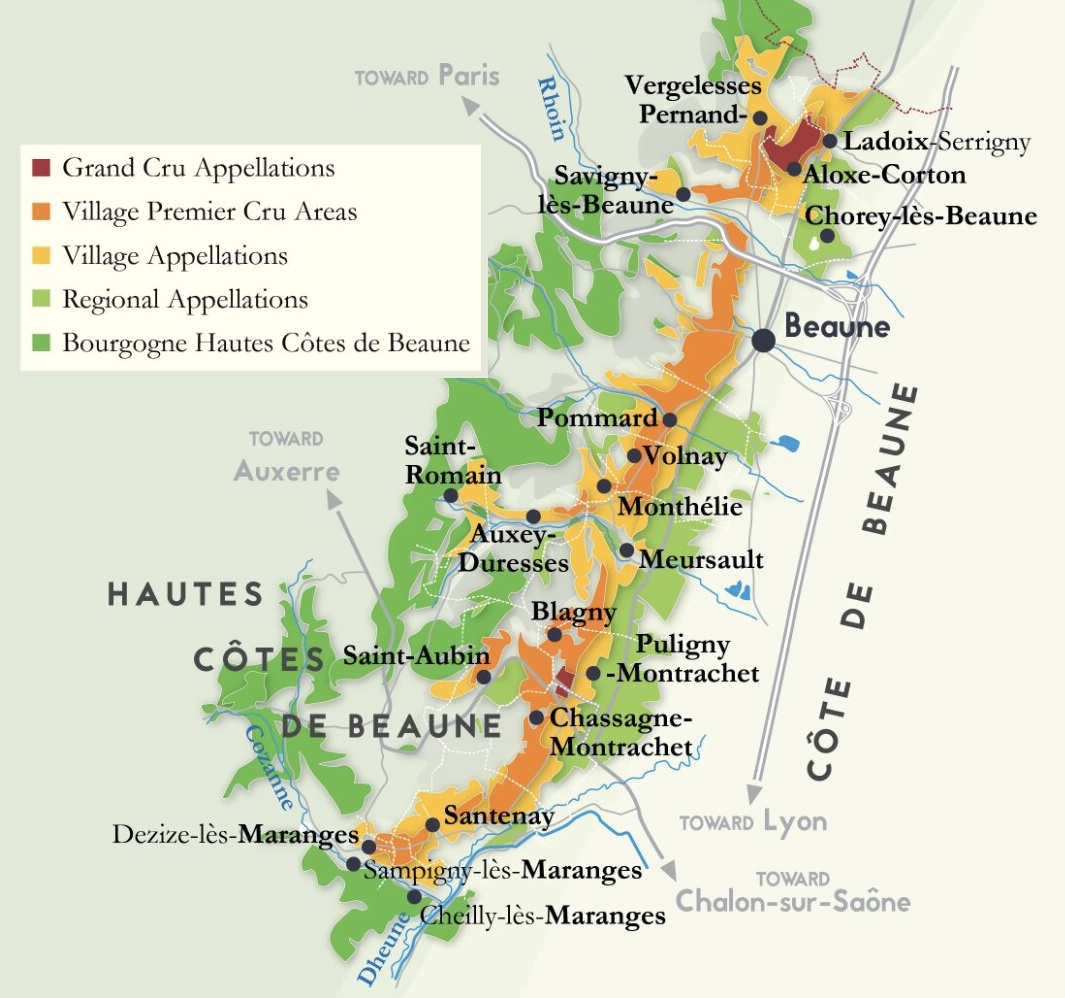 Côte de Beaune · Appellations