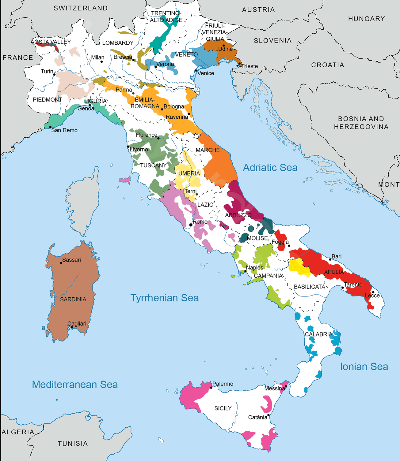 Italy · Wine Regions