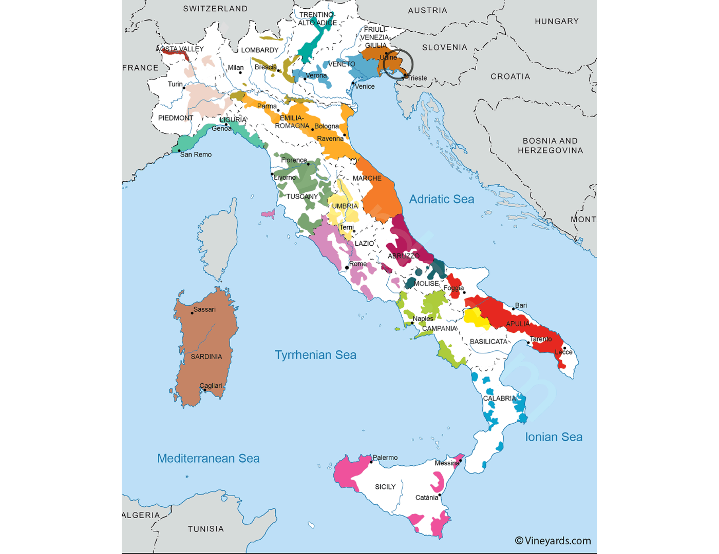 Friuli Isonzo · Friuli Venezia Giulia