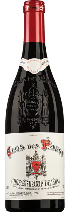 Bottle of Châteauneuf-du-Pape by Clos des Papes