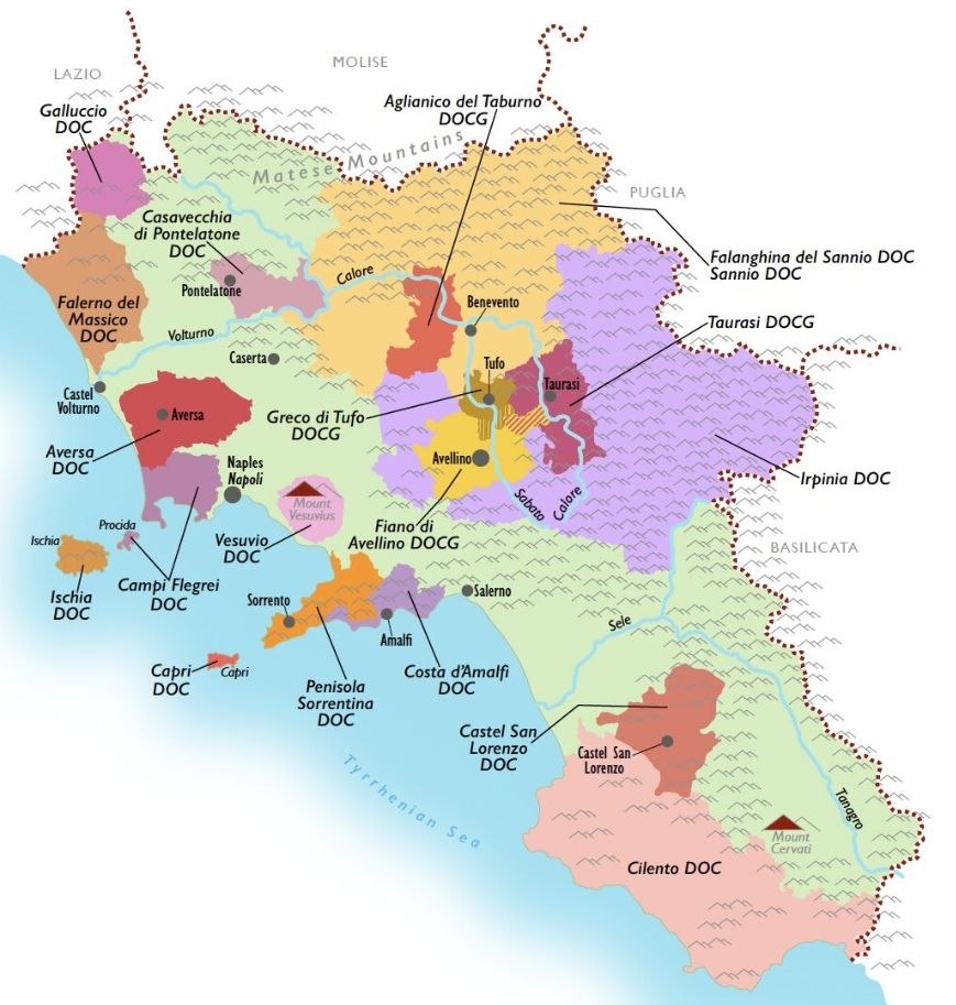 Campania · Wine Regions